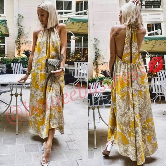 Zara Dresses & Skirts - ZARA Flowy Floral Printed Dress